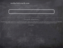 Tablet Screenshot of motherbabyearth.com